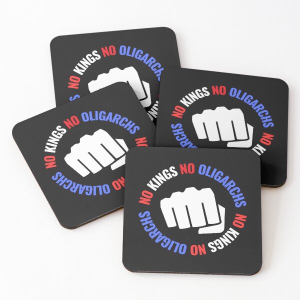 Item preview, no kings no oligarchs designed and sold by TEEJAMBOREE.