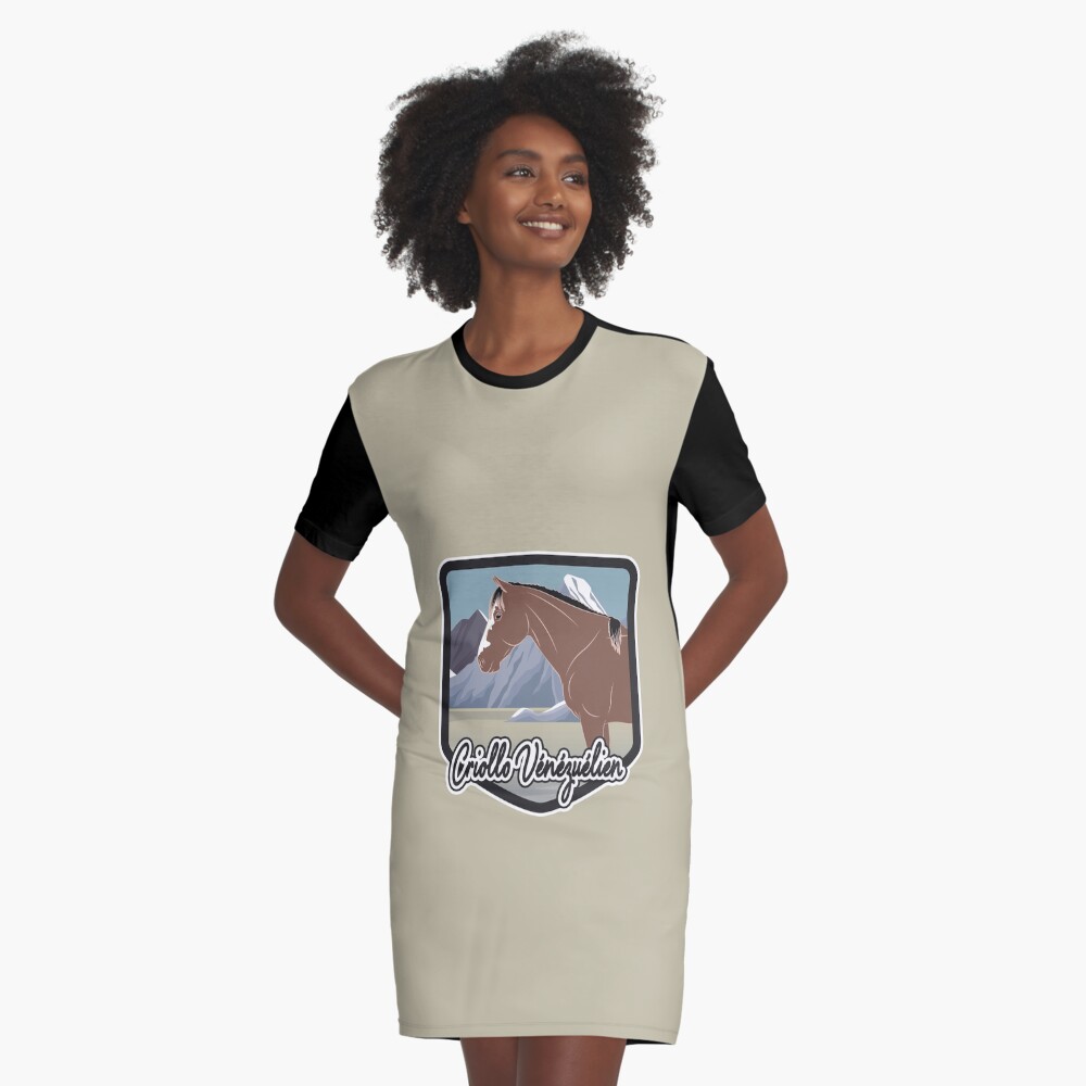 Aperçu de l'œuvre Robe t-shirt créée et vendue par WebEquitation.