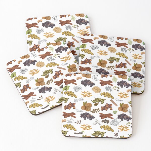 Item preview, Garam Masala Spice Pattern designed and sold by PapuruDesigns.
