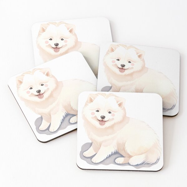 Item preview, Watercolour Samoyed Puppy designed and sold by TheresaNicole.