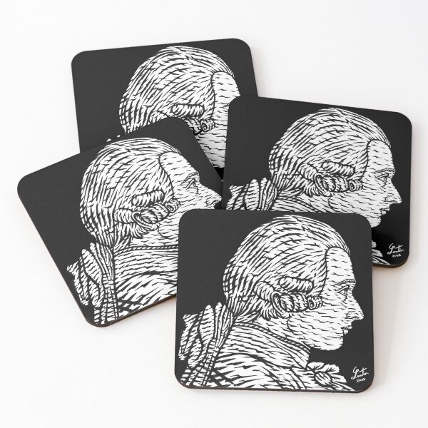 Item preview, MARQUIS DE SADE ink portrait .3 designed and sold by lautir.