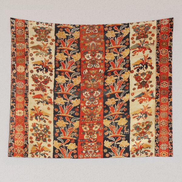 Item preview, Antique Persian Shiraz Rug designed and sold by Vicky Brago-Mitchell®.