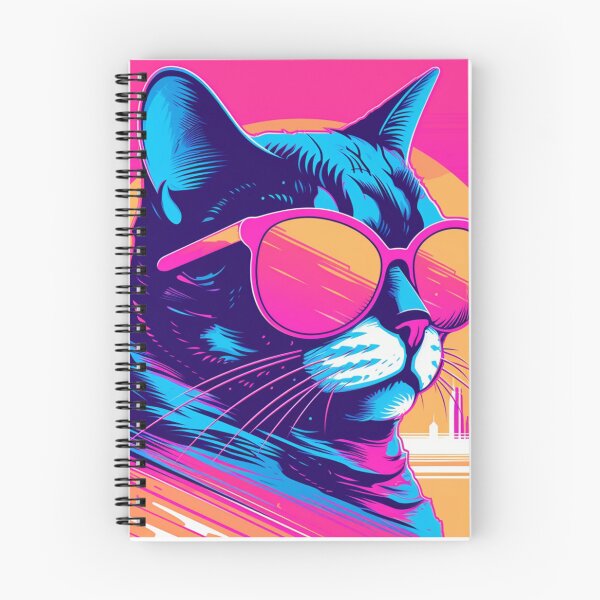 Item preview, Neon Cool Cat - Retro Aesthetic designed and sold by Denny-Danny.