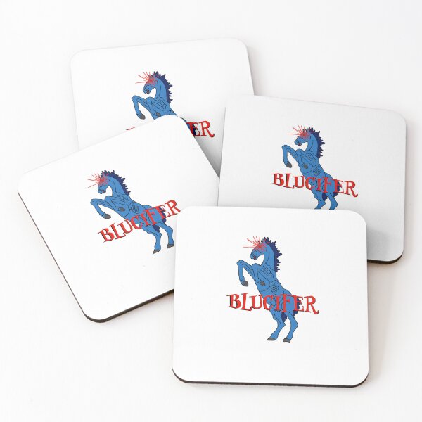 Item preview, Blucifer the Blue Mustang designed and sold by Kalliestorm.