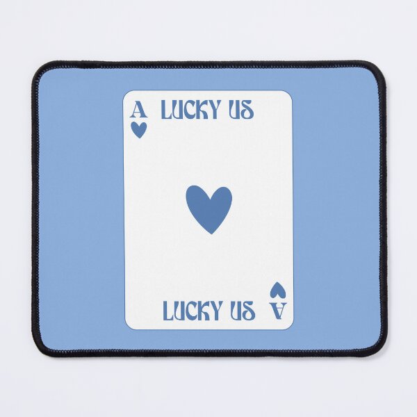 Item preview, Ace of Hearts Lucky Us Blue Coastal Cowgirl designed and sold by AestheticAnnette.