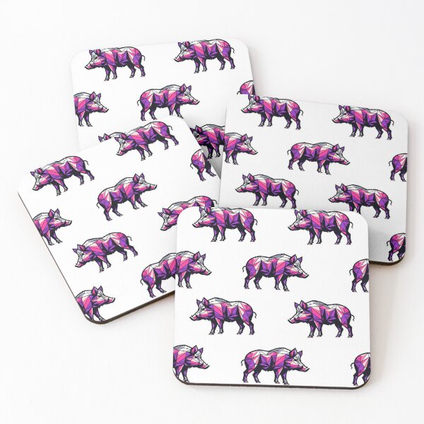 Item preview, Woo Pig Pattern designed and sold by Spike The Punch Design Co..