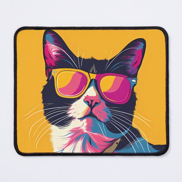Item preview, Cool Cat Shades - Retro Pop Art designed and sold by Denny-Danny.