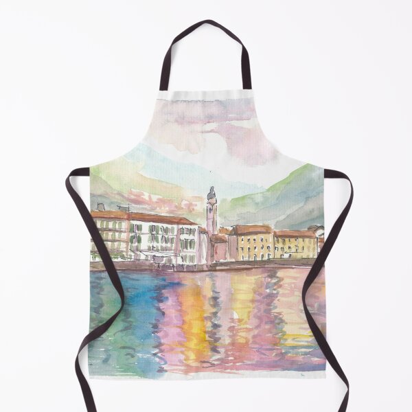 Item preview, Sunset Reflections in Menaggio on Lake Como designed and sold by artshop77.