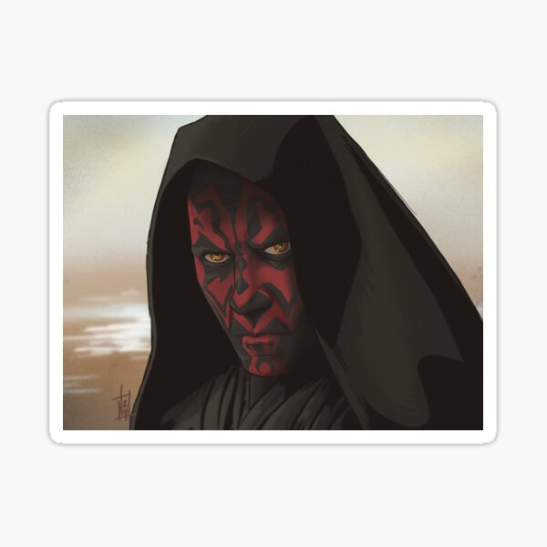 Vista previa del artículo con la obra «Darth Maul (Tatooine)», diseñado y vendido por YaknoitArt.