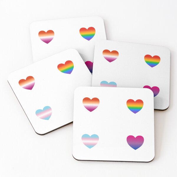 Item preview, LGBTQ heart pack designed and sold by Inspirationmotivation.