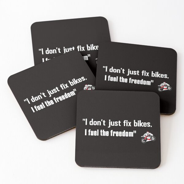 Item preview, " I don't just fix bikes, I fuel the freedom" designed and sold by Boardwalkmerch.