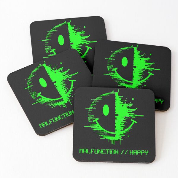 Item preview, MALFUNCTION // HAPPY designed and sold by MeteorsAndStars.