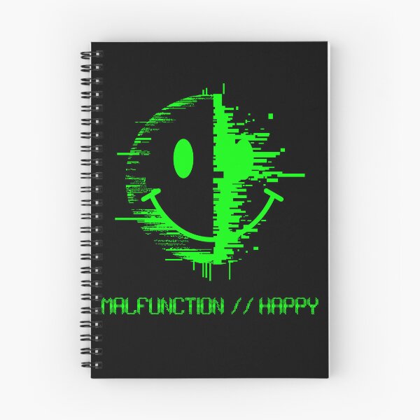 Item preview, MALFUNCTION // HAPPY designed and sold by MeteorsAndStars.