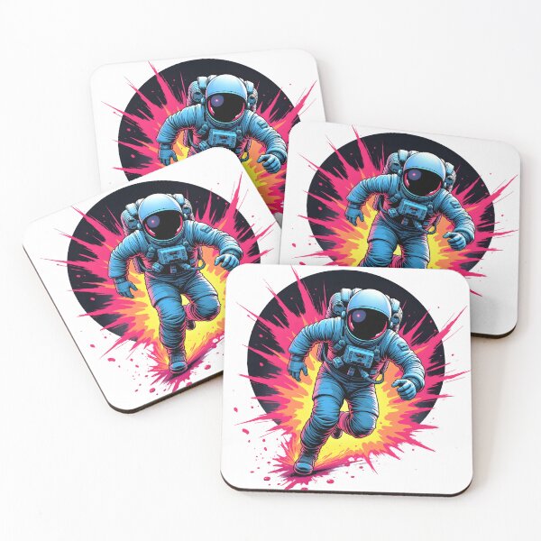 Item preview, Astronaut runs through explosion designed and sold by hoodie-store.