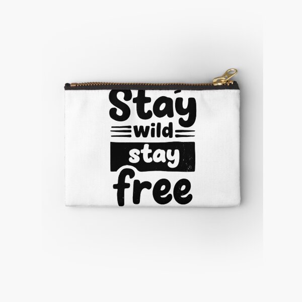 Item preview,  Stay Wild, Stay Free – Inspirational Typography designed and sold by DARK_NOVA.