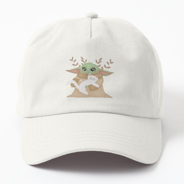 Vista previa del artículo con la obra «Baby Yoda es un amante de los gatos», diseñado y vendido por kokorotheshop.
