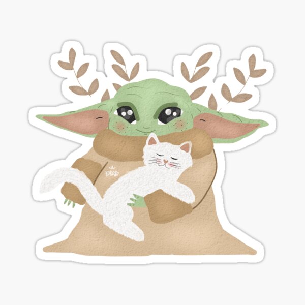 Item preview, Baby Yoda is a Cat Lover designed and sold by kokorotheshop.