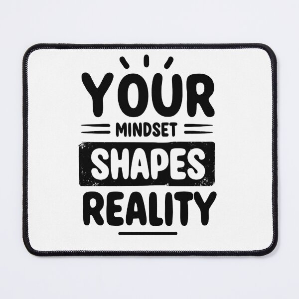 Item preview,  Your Mindset Shapes Reality – Motivational Typography designed and sold by DARK_NOVA.