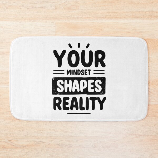 Item preview,  Your Mindset Shapes Reality – Motivational Typography designed and sold by DARK_NOVA.