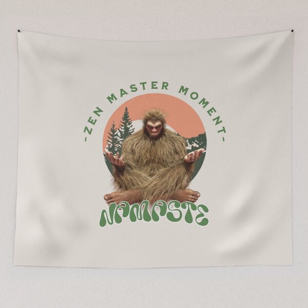 Item preview, Zen Master Moment - Namaste Funny Bigfoot designed and sold by Vac1.