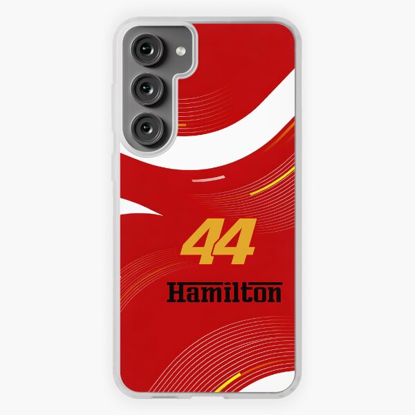 Aperçu de l'œuvre Red Velocity - Hamilton 44 Ferrari 2025 Art Print créée et vendue par Studio F1Grid.
