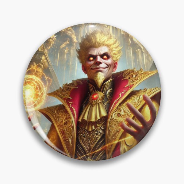 Item preview, The Golden Tyrant – Lawful Evil Archmage designed and sold by Johnny MeatShield.