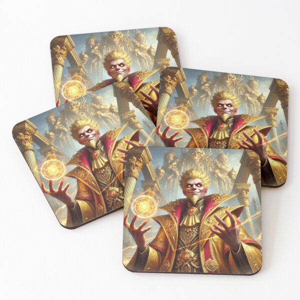 Item preview, The Golden Tyrant – Lawful Evil Archmage designed and sold by Johnny MeatShield.