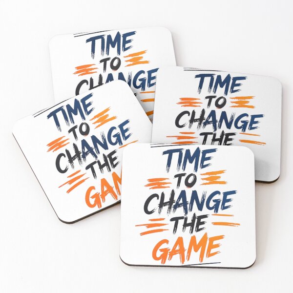 Item preview, "Time to Change the Game | Bold Motivational Quote Design" designed and sold by IINSPIRA.