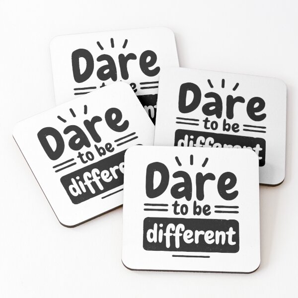 Item preview,  Dare to Be Different – Motivational Typography Design designed and sold by DARK_NOVA.