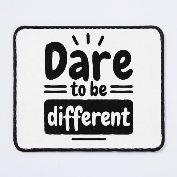 Item preview, Dare to Be Different – Motivational Typography Design designed and sold by DARK_NOVA.