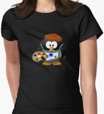 cute penguin Women's Fitted T-Shirt