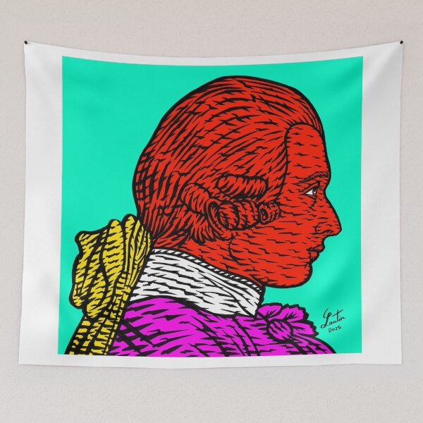 Item preview, MARQUIS DE SADE ink and acrylic portrait .4 designed and sold by lautir.