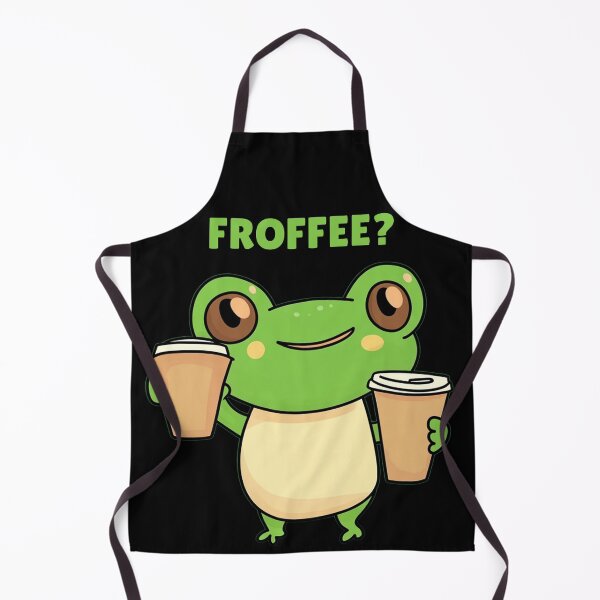 Item preview, Frog handing a cup of coffee (froffee) designed and sold by beAwareShop.