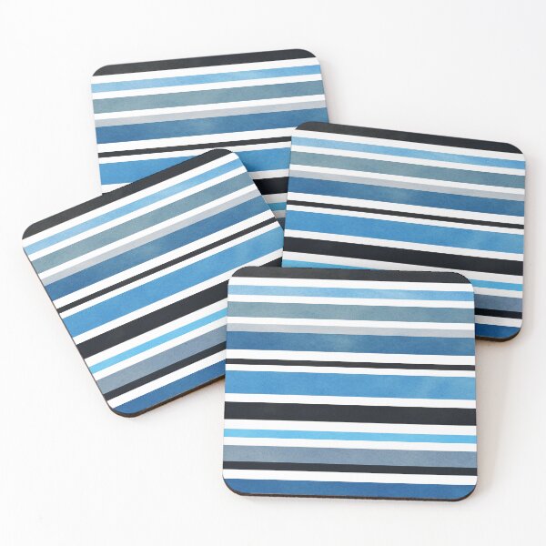 Item preview, Vintage Stripes - Sky Blue designed and sold by Daisy Beatrice.