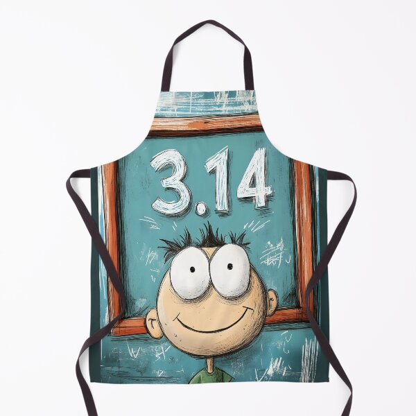 Item preview, Pi Day Whimsy Big-Eyed Cartoon Character– A Must-Have for Nerds Who Wear Their Love for 3.14 Proudly designed and sold by FUNqoosh.