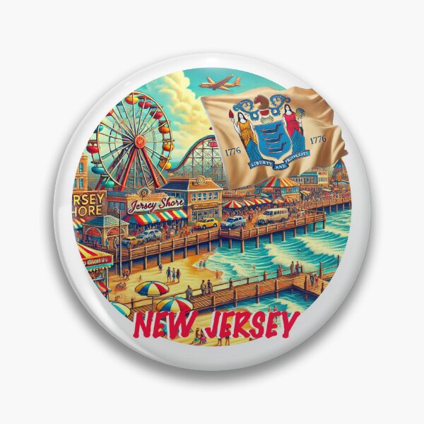 Item preview, New Jersey State Flag designed and sold by TShirt Witt.