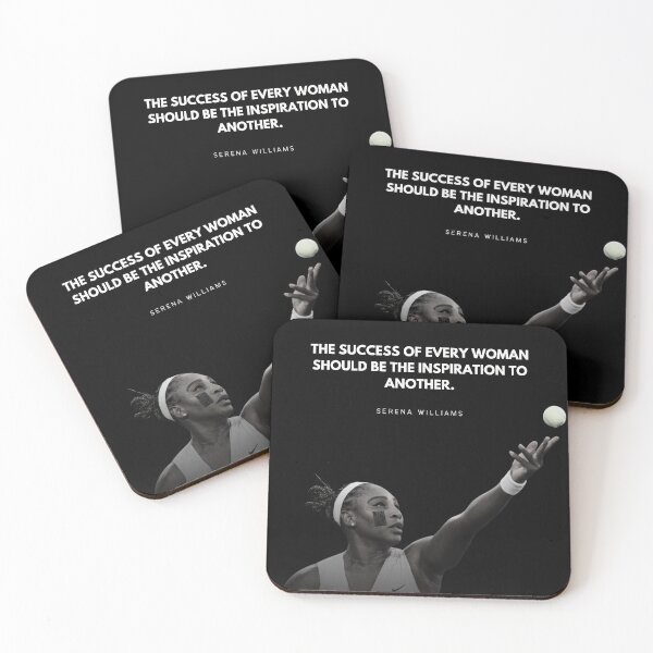 Item preview, Serena Williams Motivation Quote Portrait designed and sold by SuccessInsanity.