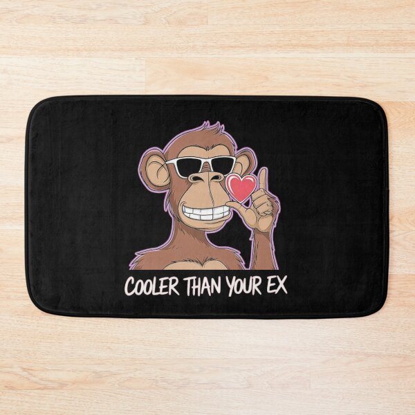 Item preview, Funny Cool Monkey Wearing Sunglasses Holding Heart – Stylish Cartoon Ape designed and sold by love3617.
