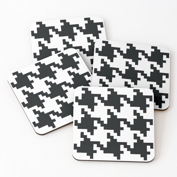 Item preview, Classic Houndstooth Check - Black and White designed and sold by Daisy Beatrice.