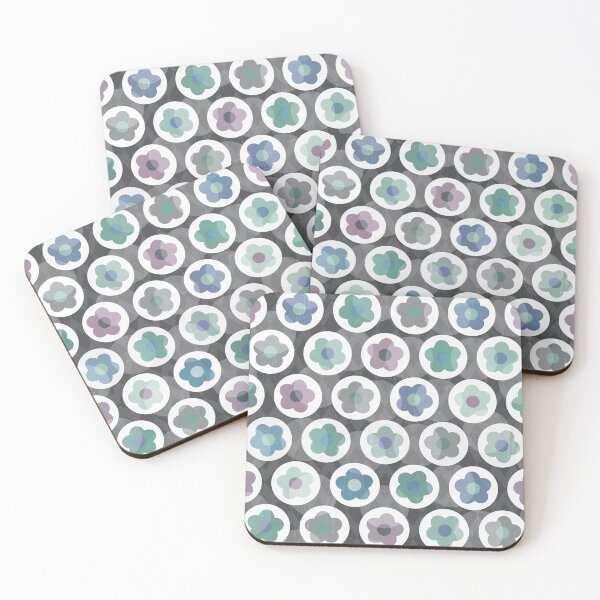 Item preview, Daisy Daisy Pattern in Seafoam and Gray designed and sold by Daisy Beatrice.