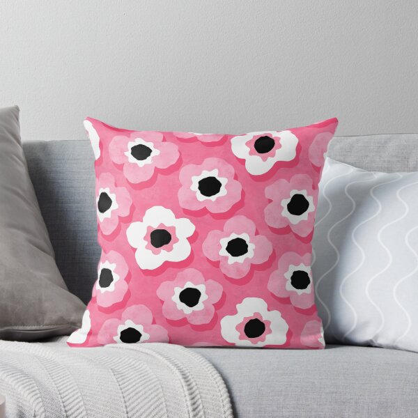 Item preview, So Pink - Mod Flowers in Pink and White designed and sold by Daisy Beatrice.