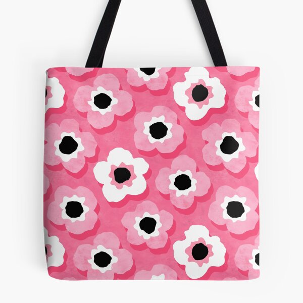 Item preview, So Pink - Mod Flowers in Pink and White designed and sold by Daisy Beatrice.