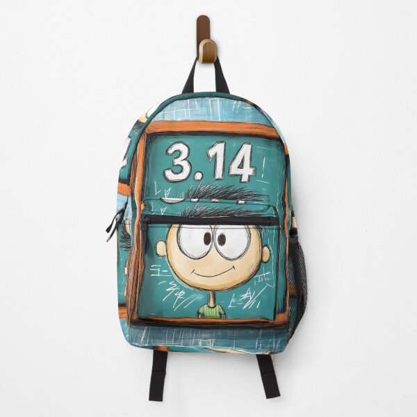 Item preview, Pi Day 3.14 Cartoon Character Curiosity – Perfect for Math Lovers Who Geek Out Over Pi designed and sold by FUNqoosh.