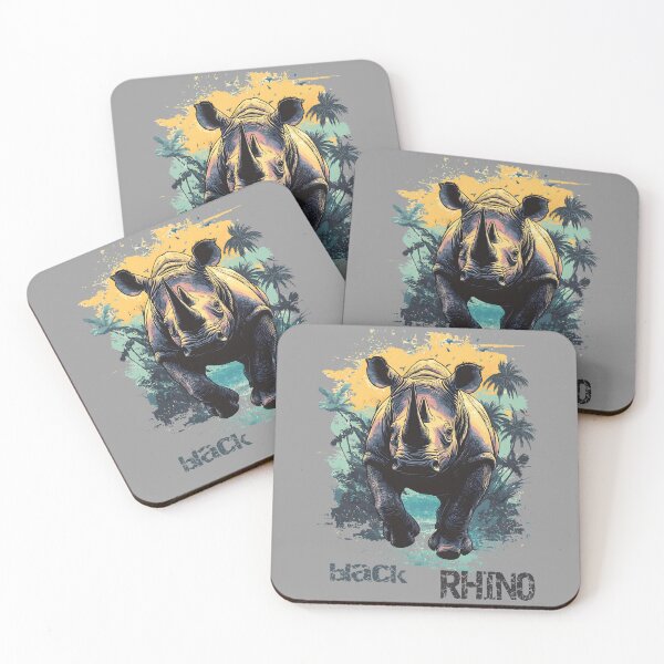Item preview, Black Rhino Running designed and sold by AlchemyColor.