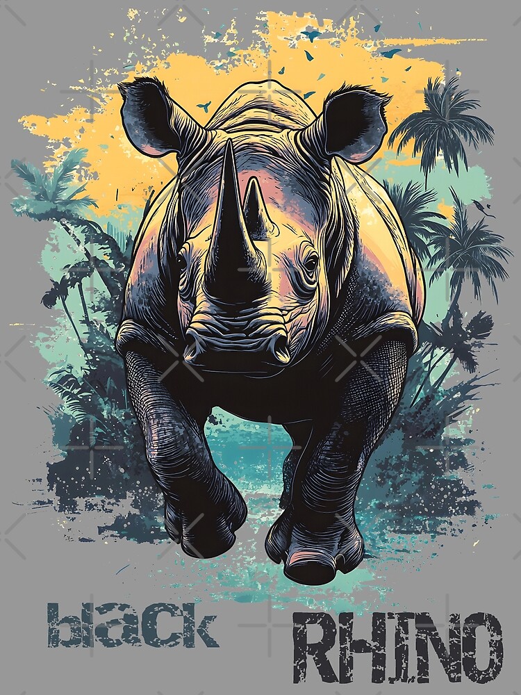 Black Rhino Running