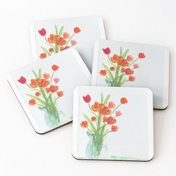 Item preview, Vase de tulipes  designed and sold by lupiabjodot.