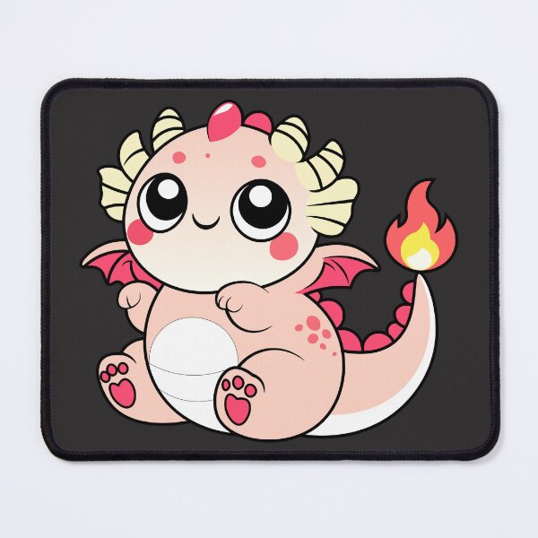 Item preview, Adorable Kawaii Fire Dragon - Cute Fantasy Creature designed and sold by RyanBelandres.