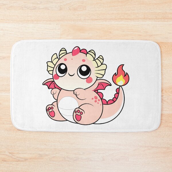 Item preview, Adorable Kawaii Fire Dragon - Cute Fantasy Creature designed and sold by RyanBelandres.