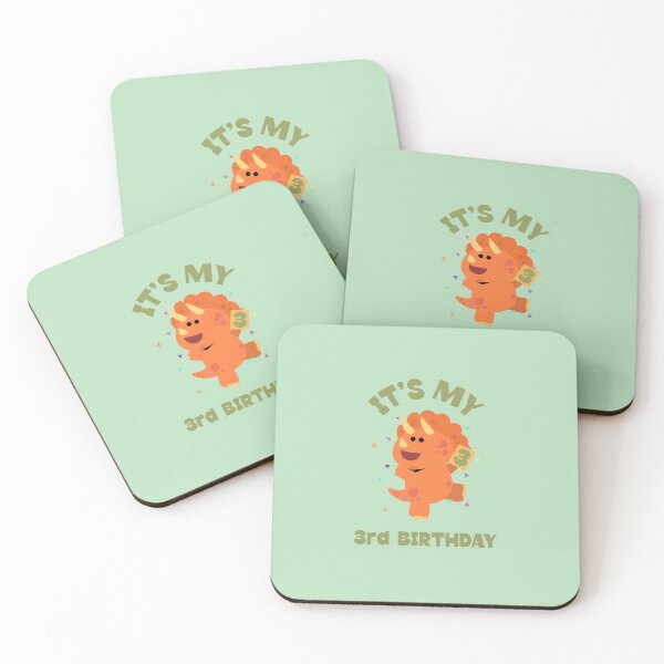 Item preview, It’s My 3rd Birthday – Cute & Fun Third Birthday Design designed and sold by Grin22.