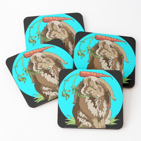 Item preview, Rabbit with Carrot | Gift for Bunny Lover designed and sold by Marian Murdoch.